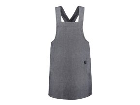 Zástěra cross back tmavě šedá