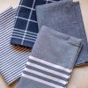 kuchyňské utěrky navy bílá 2