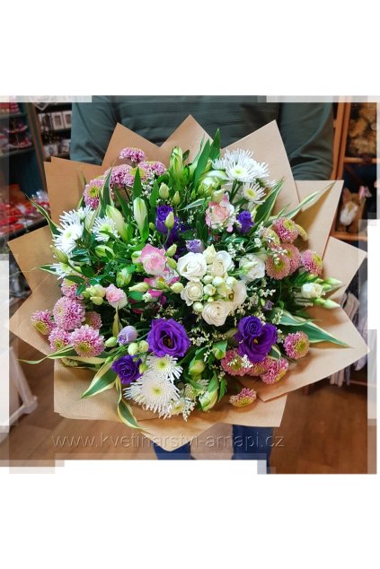 kytice eustoma alstromerie santini kvetinarstvi arnapi belohorska praha 6.