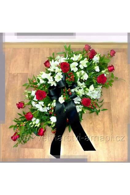 smutecni kytice vypichovana kvetinarstvi arnapi