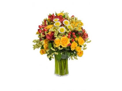 Květiny Gelnarová kytice s plyšákem