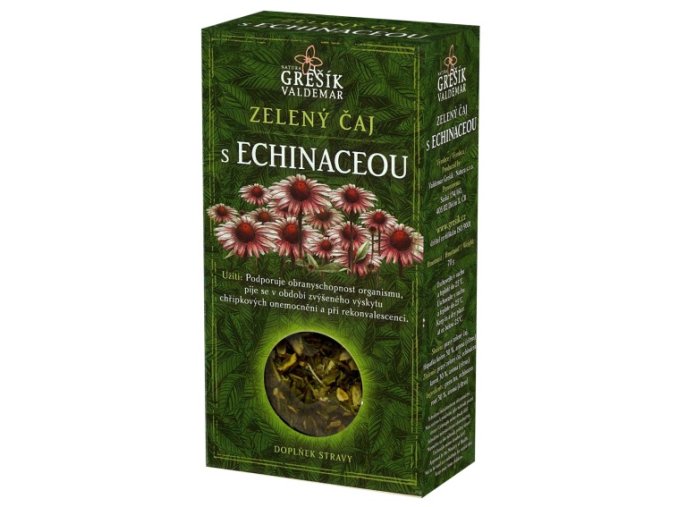 Zelený čaj s echinaceou 70g krab.