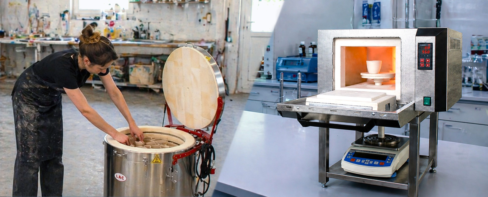 Laboratory furnaces for testing, development and quality control LAC