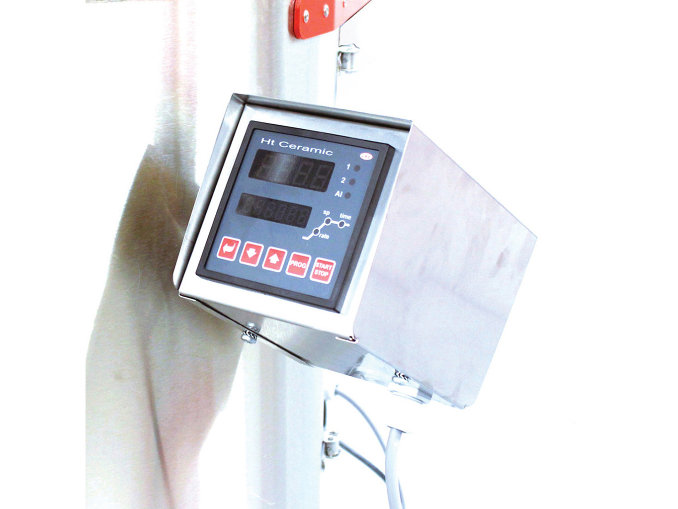 HtCeramic controller installed on a LAC ceramic kiln