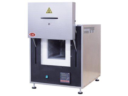 Muffle Furnace LMH 11/12 with Embedded Heating Elements in the Ceramic Muffle  open