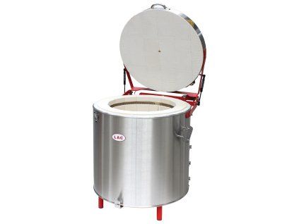 Top-Loading Ceramic Kiln M 60/13 (230 V) up to 1320 °C – HtCeramic Controller LACopen