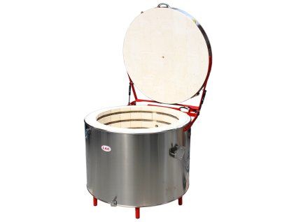 Top-Loading Ceramic Kiln M 150/13 up to 1320 °C – Bentrup TC75 Controller LAC open