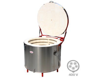 Top-Loading Ceramic Kiln M 150/13 up to 1320 °C – Bentrup TC95 Controller LAC open 400