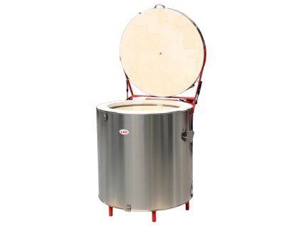 Top-Loading Ceramic Kiln M 220/13 up to 1320 °C – Bentrup TC75 Controller LACopen
