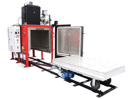 SVK bogie hearth chamber dryer up to 450 °C LAC