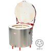 Top-Loading Ceramic Kiln M 100/13 up to 1320 °C – HtCeramic Controller LAC open 400