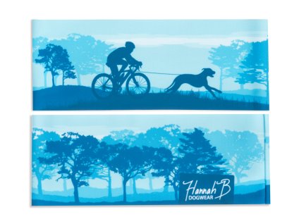 hannahb dogwear celenka bikejoring kolo se psem modra