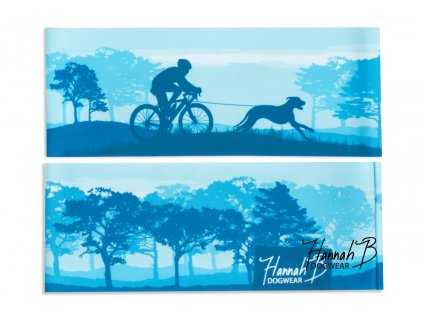 hannahb dogwear celenka bikejoring kolo se psem modra