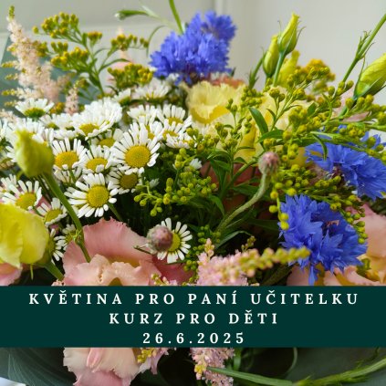 Květina pro paní učitelku