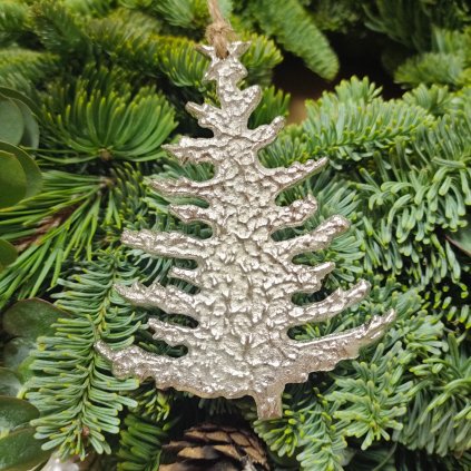 Stromek stříbrný 10cm