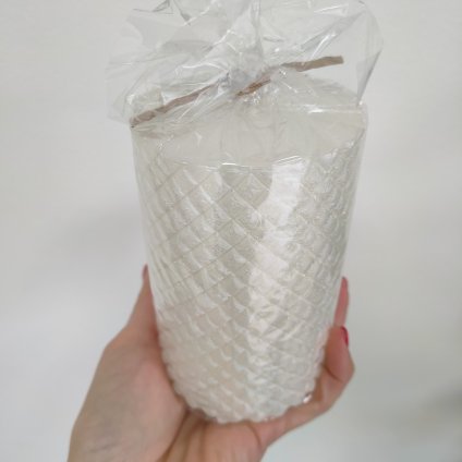 Svíčka - vzor - diamant