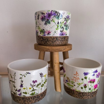 Keramický obal Flower (tři motivy)