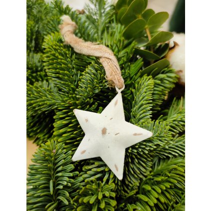Plechová hvězdička, 4,5 cm