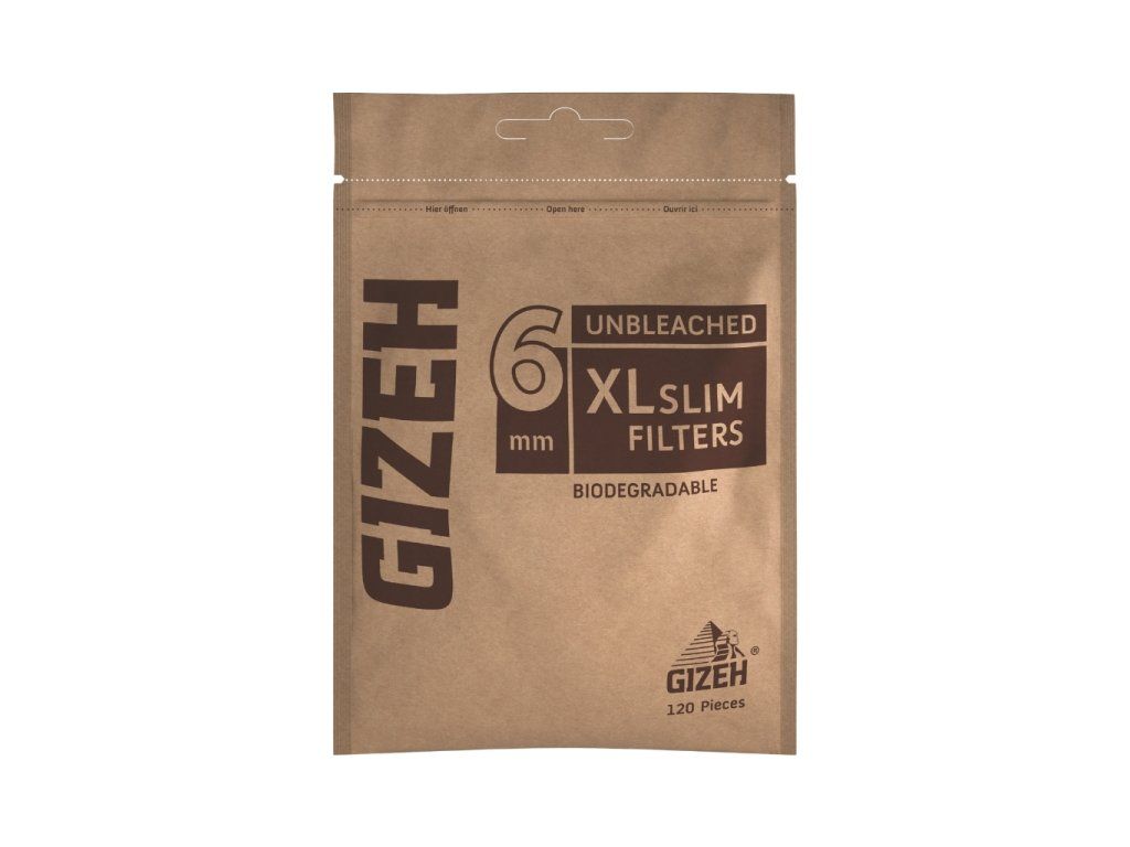 Filter GIZEH UNBLEACHED 120 Slim XL