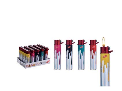 Zapaľovač PROF 40009902 RED Dripping Paint