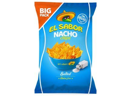 EL Sabor Nacho Chips Salted 180g /1518/