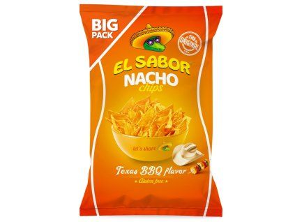 EL Sabor Nacho Chips BBQ 180g /1548/