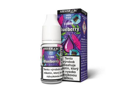 Plniaca fľaštička SILVER CIG 10ml Čučoriedka (6 mg) ITV "A"