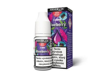 Plniaca fľaštička SILVER CIG 10ml Čučoriedka (12 mg) ITV "A"