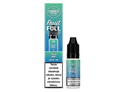Plniaca fľaštička DINNER LADY Fruit FULL 10ml FRESH MINT  20mg/ml ITV "A"