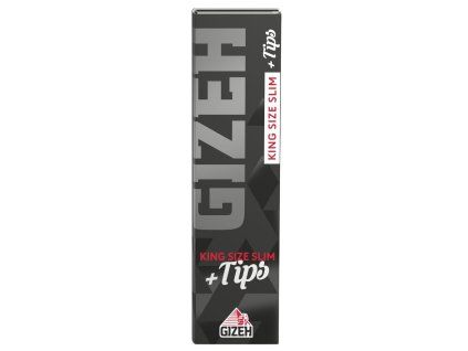 Cig. papieriky GIZEH BLACK King Size Slim Extra Fine + Tips 34