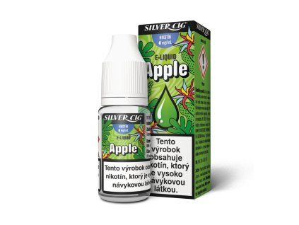 Plniaca fľaštička SILVER CIG 10ml Jablko (6 mg) ITV "A"