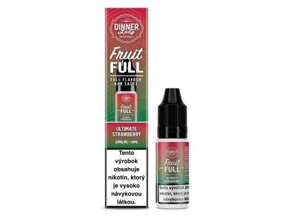 Plniaca fľaštička DINNER LADY Fruit FULL 10ml ULTIMATE STRAWBERRY  20mg/ml ITV "A"