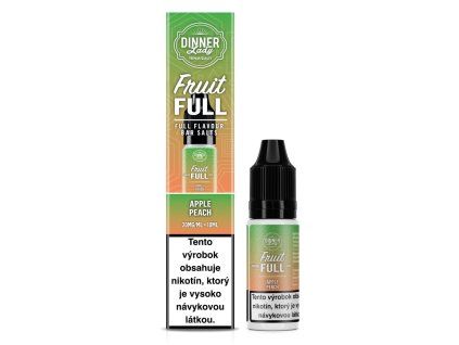 Plniaca fľaštička DINNER LADY Fruit FULL 10ml APPLE PEACH  20mg/ml ITV "A"