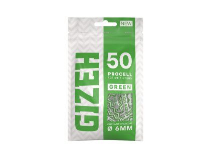 Filter GIZEH GREEN PROCELL Active Filters 6mm 50ks