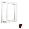 Plastové okno jednokřídlo dekor/bílé 90x100