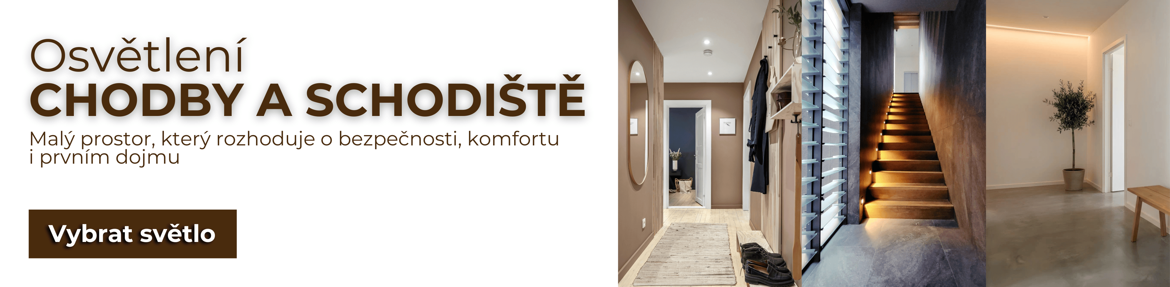 Osvětlení chodby a schodiště