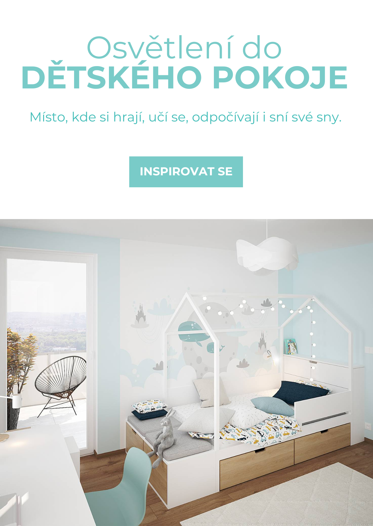 Osvětlení dětského pokoje