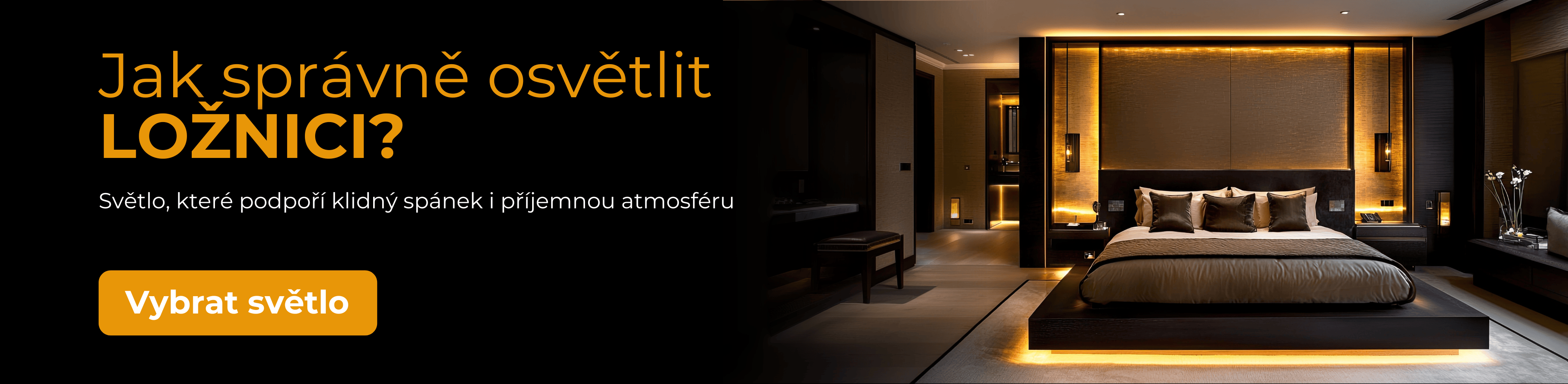 Osvětlení ložnice