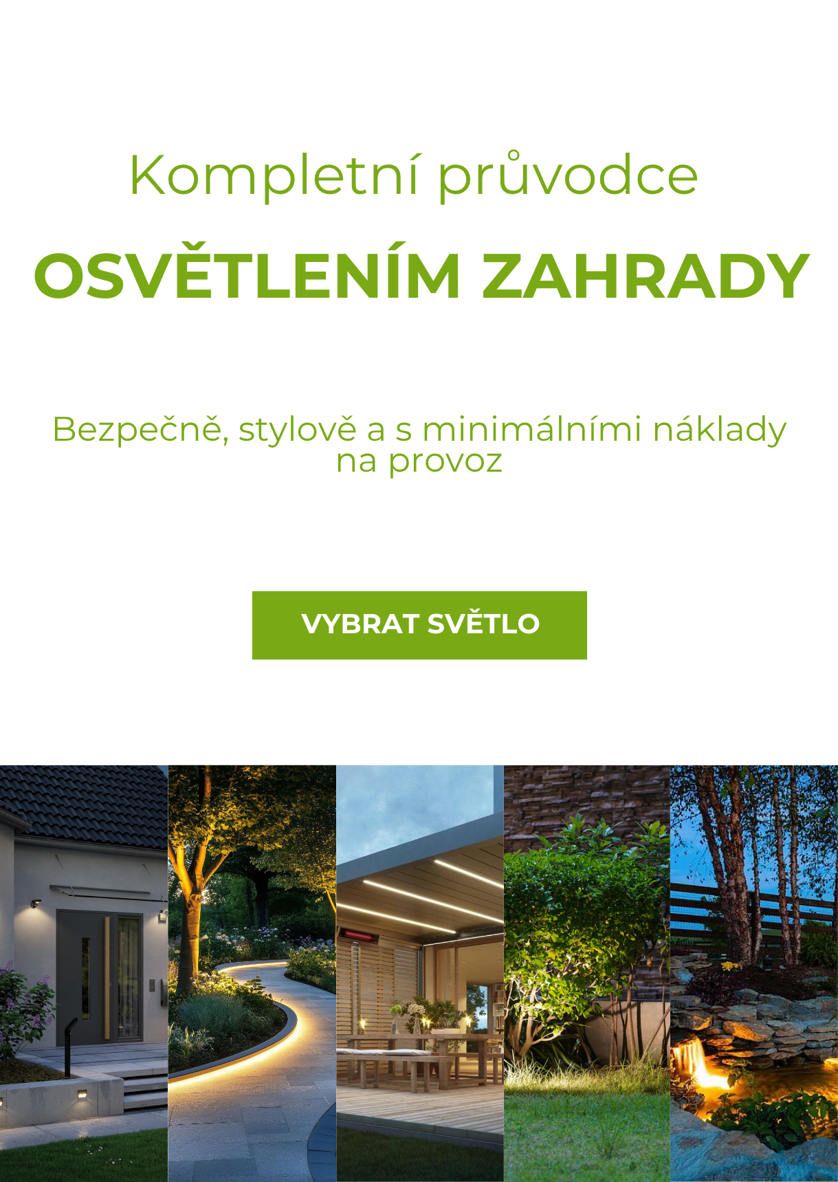 Osvětlení zahrady