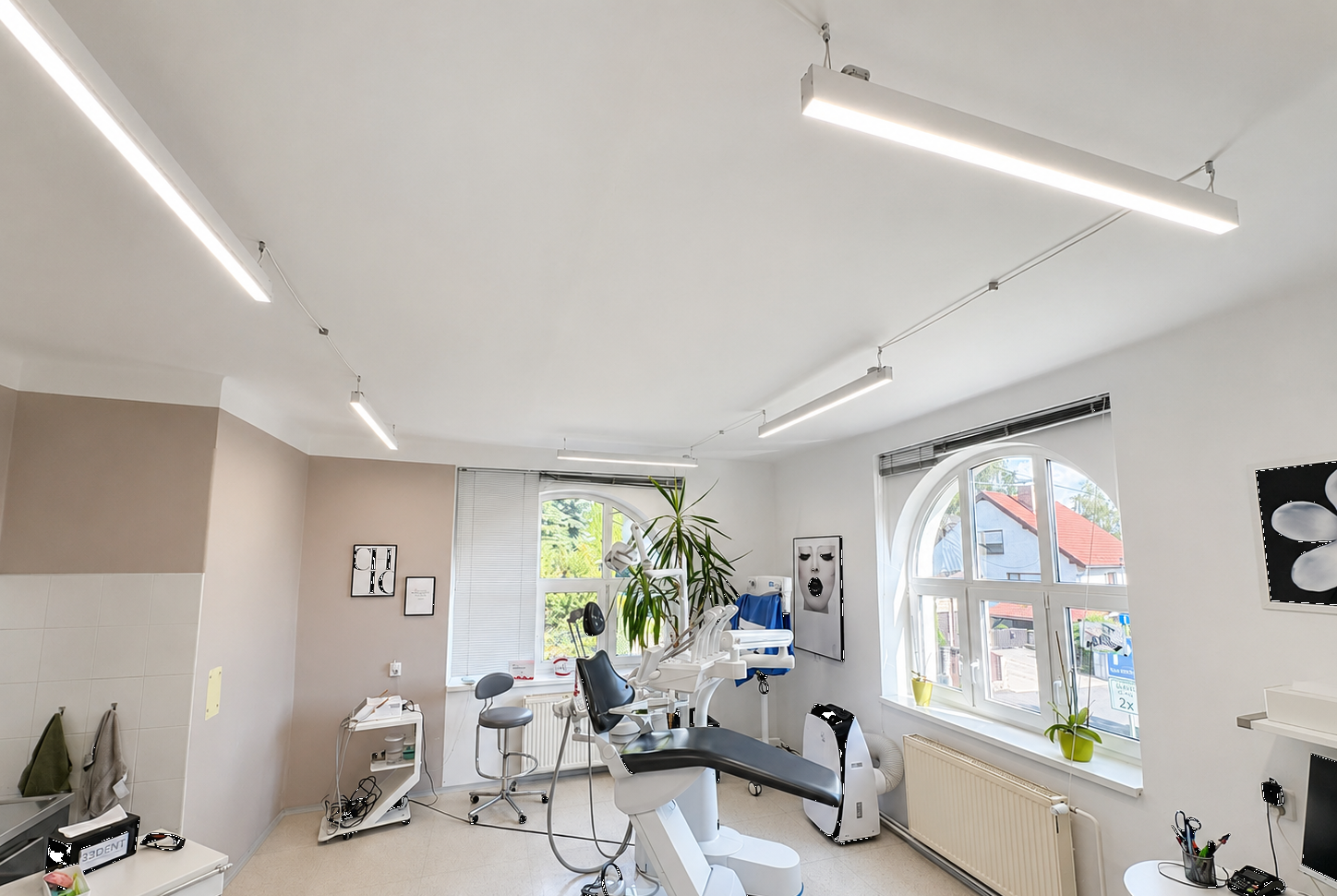 Iluminatul unei clinici stomatologice moderne