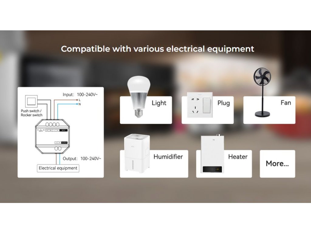 Mi-Light MiBoxer SMART Spínač TUYA 230V | LED Solution.cz