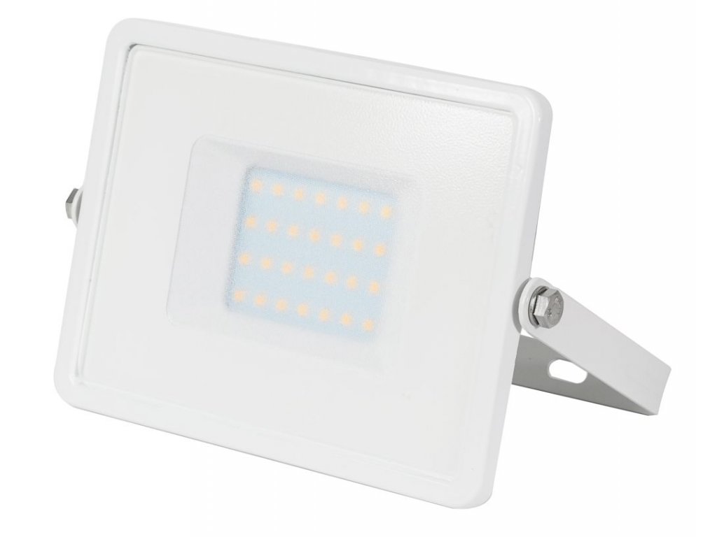 Bílý LED reflektor 30W Premium | LED Solution.cz