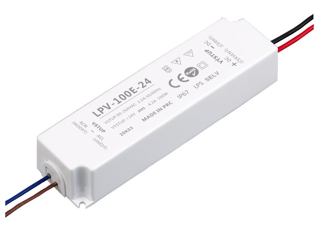 TRANSFO 230V/24VDC 100W IP67