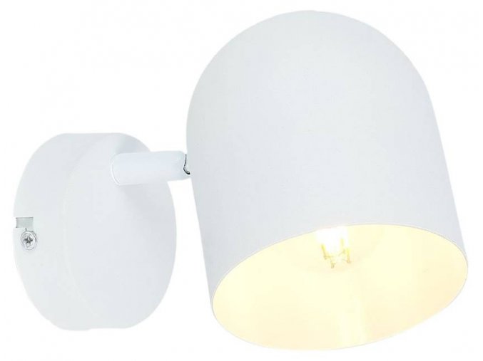 Bílé stropní/nástěnné svítidlo Azuro pro žárovku 1x E27
