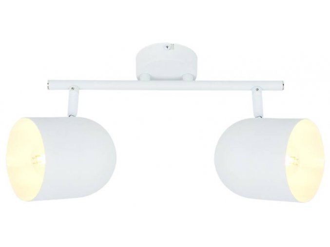 Bílé stropní svítidlo Azuro pro žárovku 2x E27