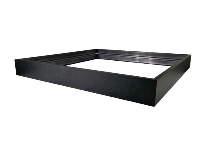 Černý montážní rám 60x60x7cm pro LED panel