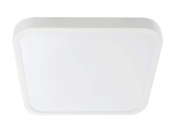 Bílé přisazené LED svítidlo čtvercové 295x295mm 24W IP44