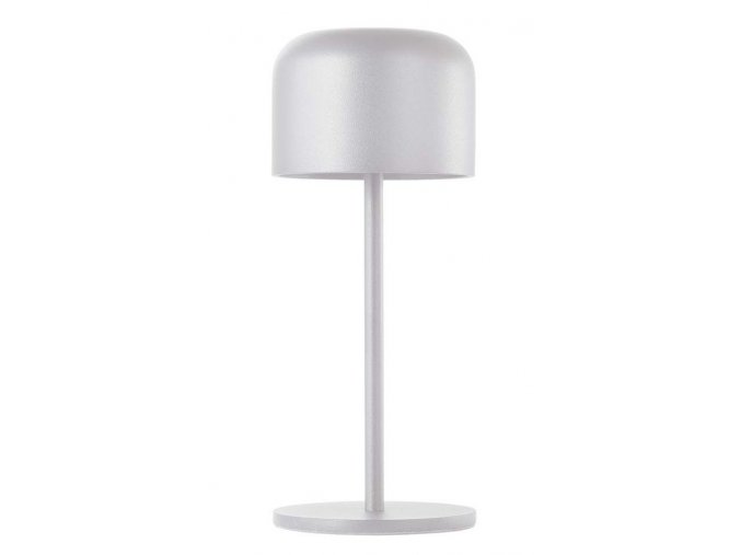 Bílá LED stolní nabíjecí lampa 210mm 1,5W IP54