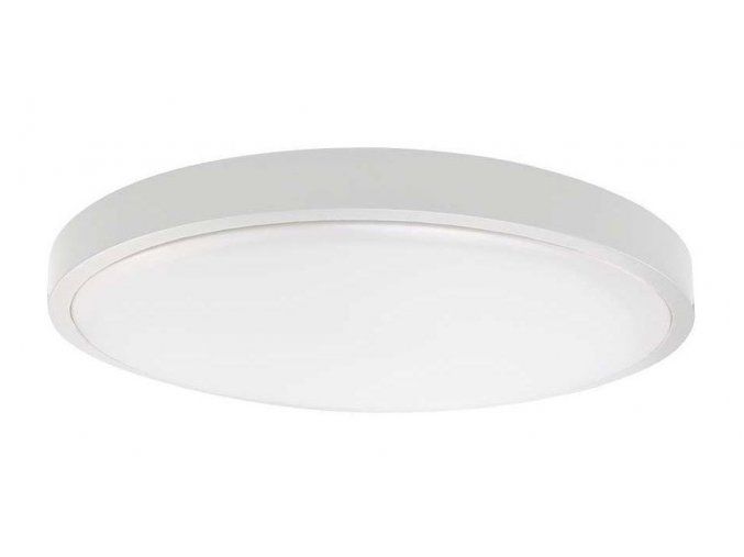 Bílé přisazené LED svítidlo Plano kulaté 250mm 18W IP44 Premium