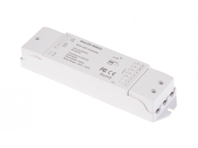DimLED přijímač pro RGB+CCT LED pásky